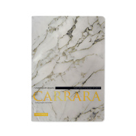 Записная книжка А5  40л. картон, мягк.пер. "Carrara" кл.