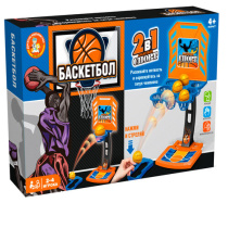 Игра настольная 2в1 "Баскетбол" 4+