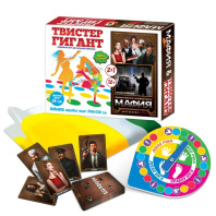 Игра настольная 2в1 "Твистер + Мафия" 130*240см, 12+