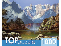 Пазлы 1000 элементов  685*480мм. "Горное озеро"