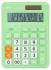 Калькулятор  12 разр. Deli  настольный, салатовый EM210F