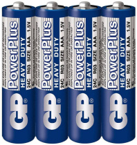 Батарейка R-03 (ААА) GP PowerPlus, солевая, цена за 1 шт