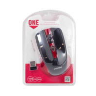 Мышь беспроводная Smartbuy ONE 352 красно-черная