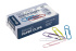 Скрепки 50мм -  50шт. цветные карт.уп.