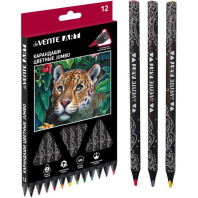 Карандаши цвет. Jumbo Art 12цв  deVENTE 10мм, трехгранные