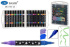 Набор маркеров двусторон.с блестками  48цв. кистевидн. "Basir" 1-4мм