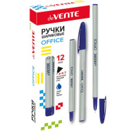 Ручка шар. deVENTE "Office", 0,7мм, синяя, одноразовая, игольч.стержень