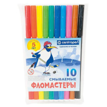 Фломастеры  10цв "Centropen. Пингвины", картон. упаковка, европодвес