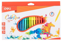 Фломастеры  24цв "Deli. ColoRun ", европодвес