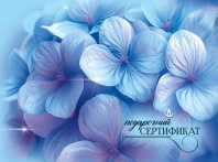 Конверт для подарочного сертификата "Цветы"