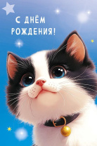 Открытка А5 "С Днем Рождения!"