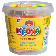 Глина для лепки  4цв. "Кроха"с формочками 3+