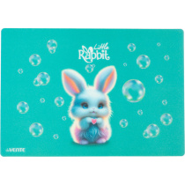 Настольное покрытие д/лепки 33*23см "Little Rabbit" 600мкм, пулупрозрачное