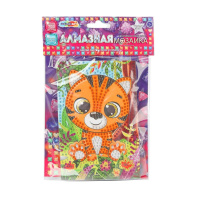 Аппликация из страз 10*15см "Тигр"