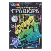 Гравюра 18*24см голография "Веном"