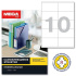 Этикетки самокл. SmartLine Labels лист А4, 105*57мм, белые, 100 листов, 10 эт/л