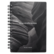 Записная книжка А6 120л. гребень, мягк.пер. "Be Smart. Dune. Ущелье"
