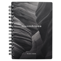 Записная книжка А6 120л. гребень, мягк.пер. "Be Smart. Dune. Ущелье"