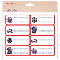 Набор наклеек для тетрадей "deVENTE. Football Winner" 40x96 мм, 8 шт,