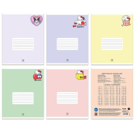 Тетрадь А5 12л кл. Centrum "Hello Kitty and friends" 5диз.в блоке