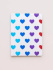Обложка для паспорта ПВХ "Multicolored hearts" плотность 600 мкм