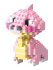 Конструктор пластм. Draw Me! "Розовый дракон" 181 дет.