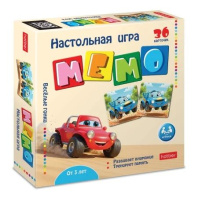 Игра Мемо "Веселые гонки"  (36 карточек)