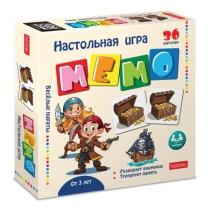 Игра Мемо "Веселые пираты"  (36 карточек)