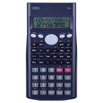 Калькулятор  10+2 разр. Deli научный, для ЕГЭ, темно-синий E1710