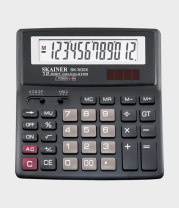 Калькулятор  12 разр. Skainer  настольный, двойное питание, черный SK-502II  (SDC-620)