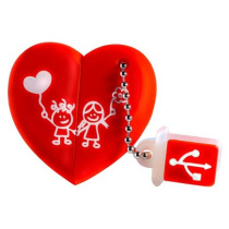 Флеш-драйв  32 GB USB 2.0 Smartbuy Wild series Сердце