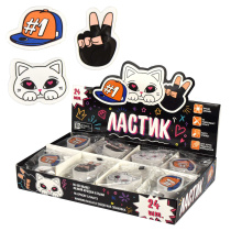 Ластик Феникс+ "Кот" фигурные, ассорти, 4*3,1*1см, 2,9*4*1см, 4*3,1*1см