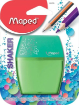 Точилка пласт. с контейнером  2 отв. SHAKER, мятная