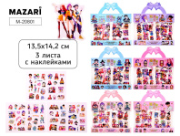 Альбом наклеек  13,5*14,2см  3л. "K-Pop" 6диз.