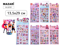 Наклейки декоративные 29*13,5см  "K-Pop" 7 диз.