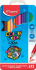 Карандаши цвет. 12цв  Maped Color Peps трехгранные, ударопрочные, метал.упак.
