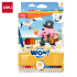 Карандаши цвет. 18цв Deli  COLORWOW!  шестигранные, 2дизайна