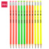 Карандаш Deli 2B Neon, пластик. корпус, ластик