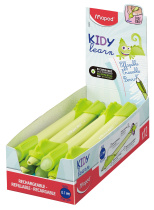 Ручка шариковая стираемая Maped "Kidy Learn Chameleon" синяя, салатовый корпус, 0,7мм