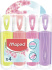 Набор текстовыделителей MAPED FLUO PEP'S CLASSIC 4 цв. 1-5мм, ПАСТЕЛЬ