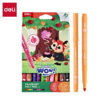 Фломастеры 10цв "Deli. Color wow", ароматизированные Фломастеры 10цв "Deli. Color wow", ароматизированные