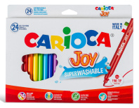 Фломастеры  24цв "Carioca Superwashable", карт.коробка