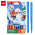 Фломастеры  7цв "Deli. Color wow", стираемые