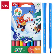 Фломастеры 7цв "Deli. Color wow", стираемые Фломастеры 7цв "Deli. Color wow", стираемые