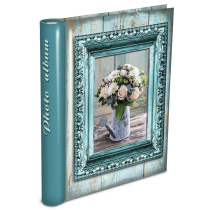 Фотоальбом магнитный 30л  23*28см спир. Delicate flowers
