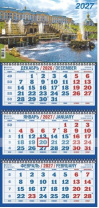Календарь Трио  310*690мм на 2027г.  СПб_Петергоф
