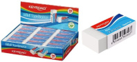 Ластик KEYROAD Mini Tec белый, 30 шт. в дисплее