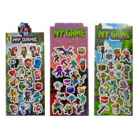 Наклейки My game лазерные 10*22 см 3 дизайна