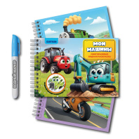 Раскраска водная "Мои машины" с маркером А5 12стр., 5 рисунков