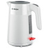 Чайник BOSCH TWK2M161, 1,7л, 2400Вт, закрытый нагревательный элемент, белый